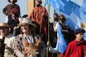 Patricia Bullrich, a caballo, se sumó a la protesta del campo