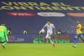 Mirá el gol de Di María que puso en ventaja a la Argentina frente a Brasil 