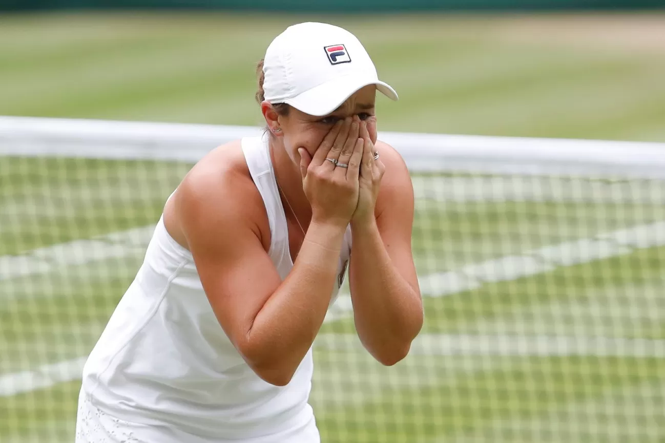 La australiana Ashleigh Barty, campeona de Wimbledon