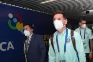 Argentina llegó al estadio Maracaná y se alista para la final de la Copa América