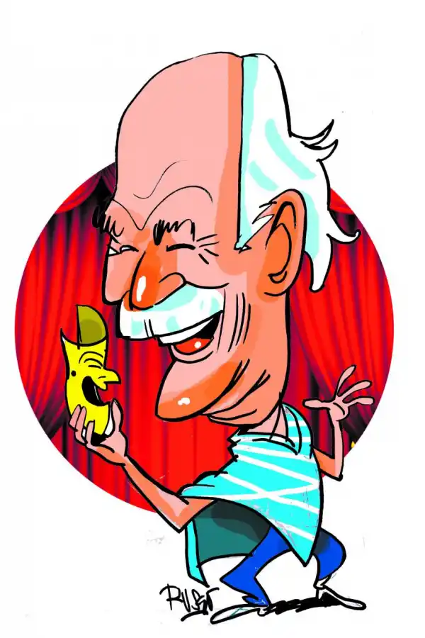 SER O NO SER. Juan Antonio Tríbulo ha actuado en varias oportunidades con su esposa Mariana Ezcurra, con quien aparece en la fotografía en una escena de “Cartas de una ausente”. 