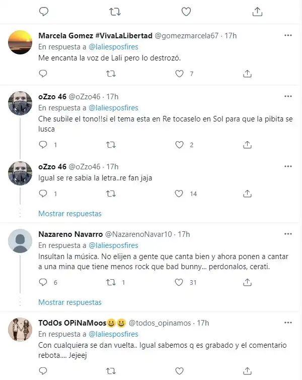 Video: Lali Espósito cantó un tema de Cerati y la destrozaron en las redes