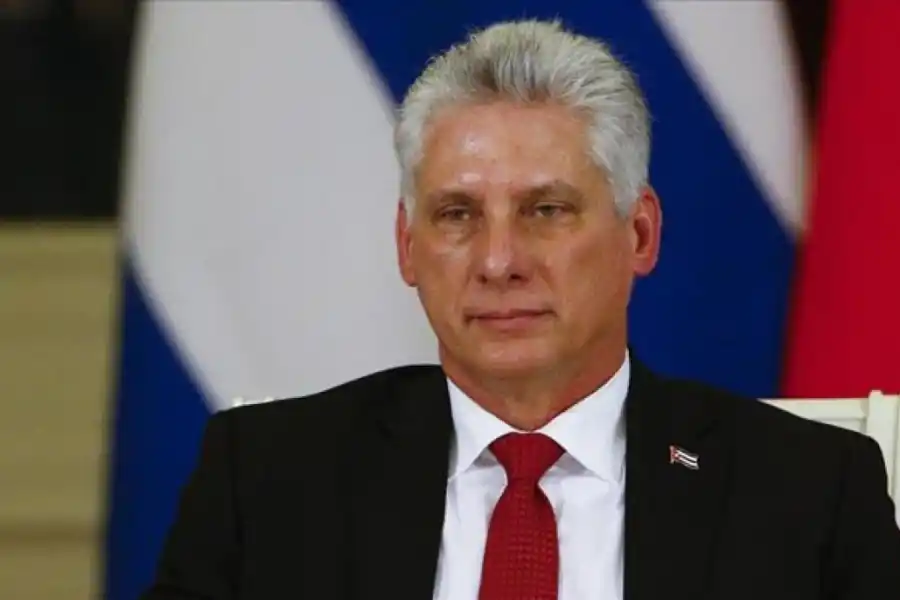 Miguel Díaz-Canel, presidente de Cuba.