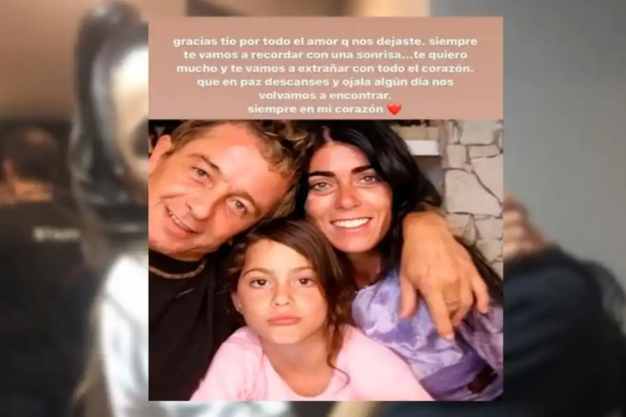 La tristeza de Tini por la muerte de su tío, Rodolfo Stoessel