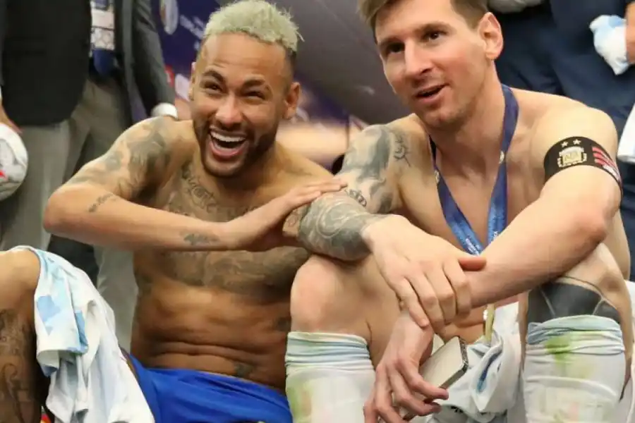 Qué charlaron Messi y Neymar tras la final de la Copa América 