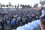 Jaldo encabezó otro acto masivo en Bella Vista