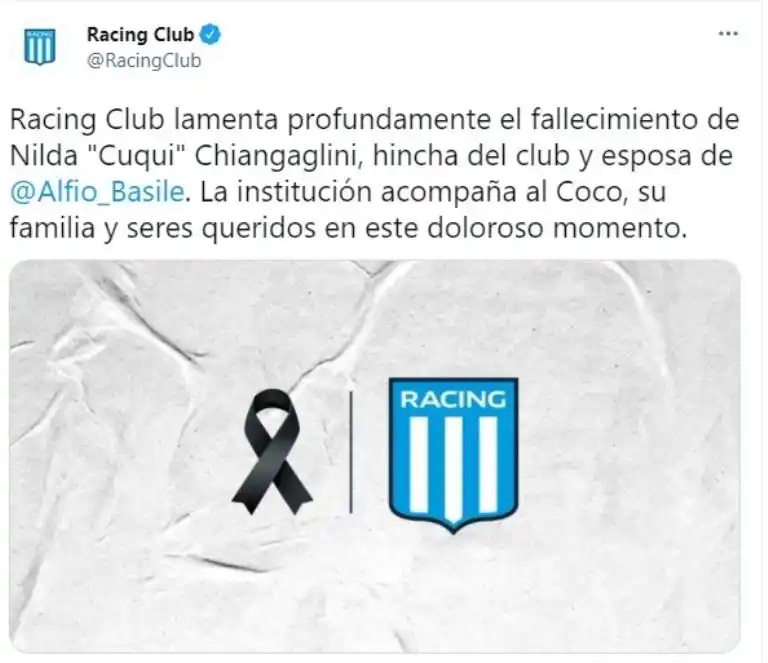 Murió la esposa de Alfio Coco Basile y su hija hizo una grave denuncia