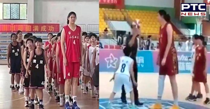 Quién es Zhang Ziyu, la nueva figura del básquetbol chino: tiene 14 años y mide 2,26 metros