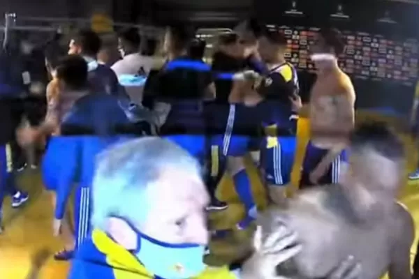Incidentes en el vestuario de Boca tras la eliminación de la Libertadores