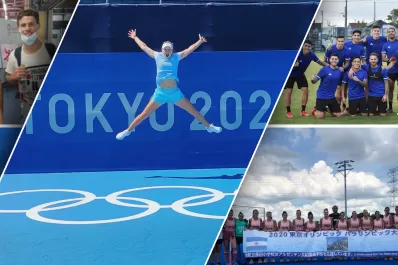 Con la alegría de estar en los Juegos Olímpicos de Tokio