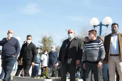 Reinauguraron la plaza principal de Los Sosa, en Monteros