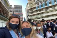 La alegría de los tucumanos en la previa de la apertura de los Juegos Olímpicos