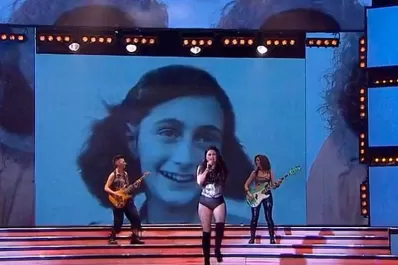 Tinelli usó una imagen de Ana Frank en una coreografía: fuerte repudio