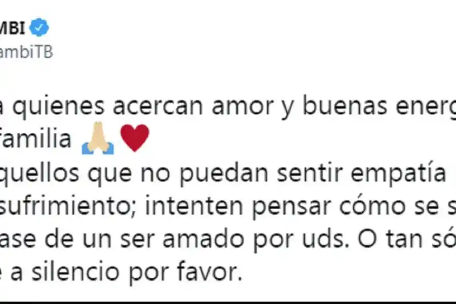El hermano de Chano pidió empatía: “intenten pensar cómo se sentirían”