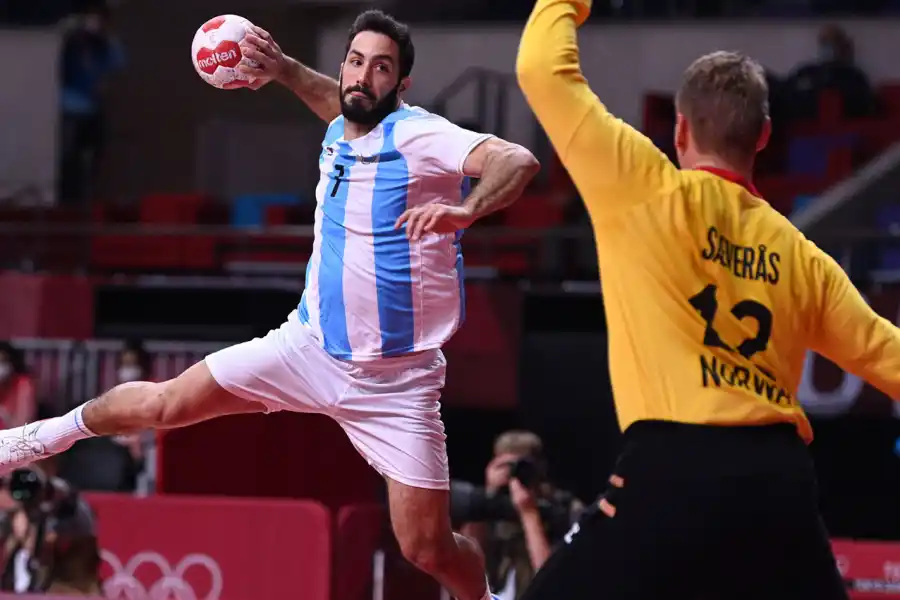 DERROTA. La Selección de handball cayó ante Noruega.