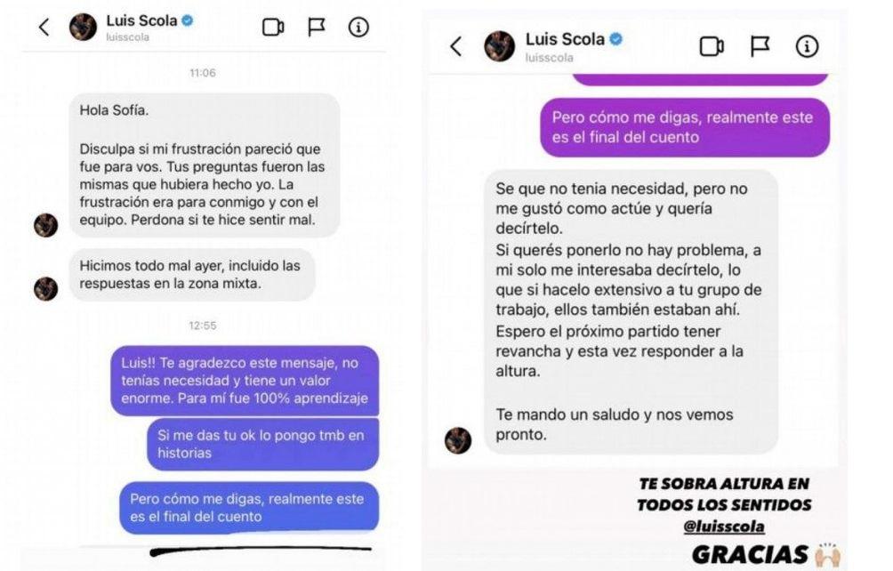 Luis Scola se disculpó con una periodista a la que trató mal
