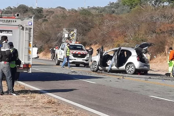 Identificaron a las víctimas del choque en la ruta 9, en Salta