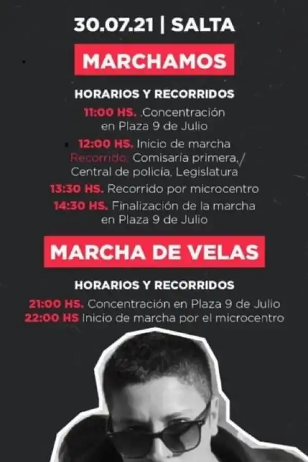 En Salta marcharán para pedir justicia por la muerte del tucumano Matías Ruiz