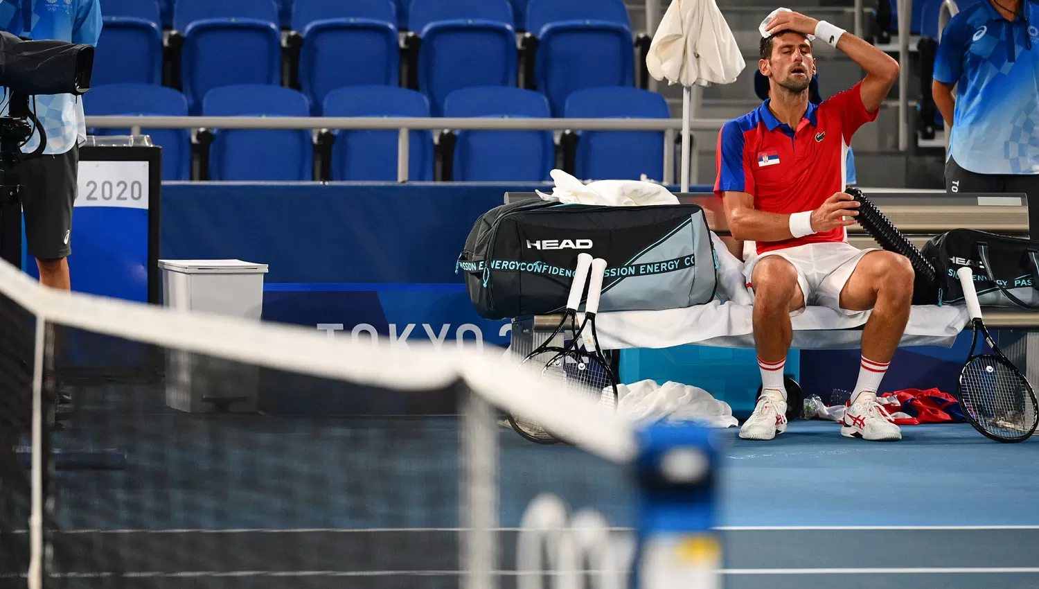 SE TERMINÓ. La eliminación de Djokovic le puso un freno a una temporada repleta de victorias en el circuito de la ATP.
