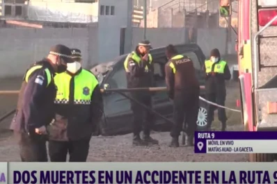 Dos personas murieron en un accidente ocurrido en la ruta 9