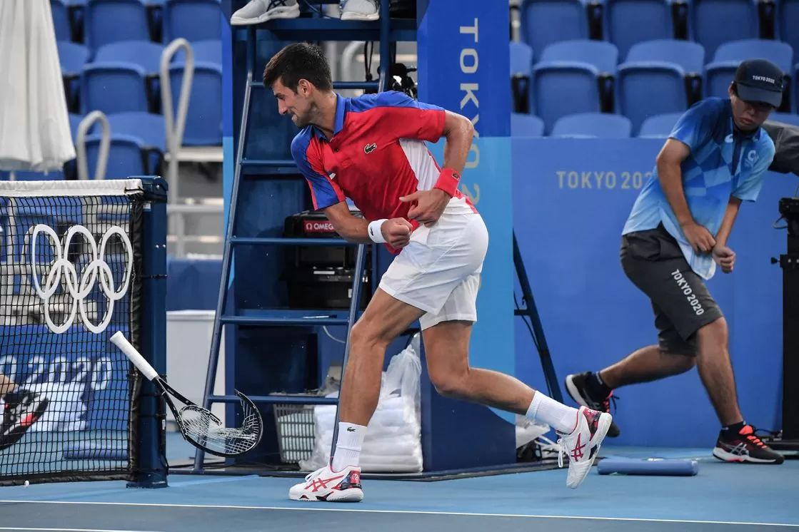 Estalló Novak Djokovic, tras la derrota.
