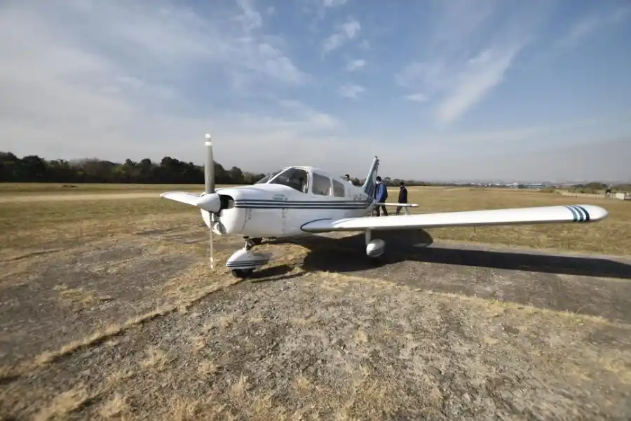 UN DÍA INOLVIDABLE. El buen clima acompañó los vuelos de bautismo. 
