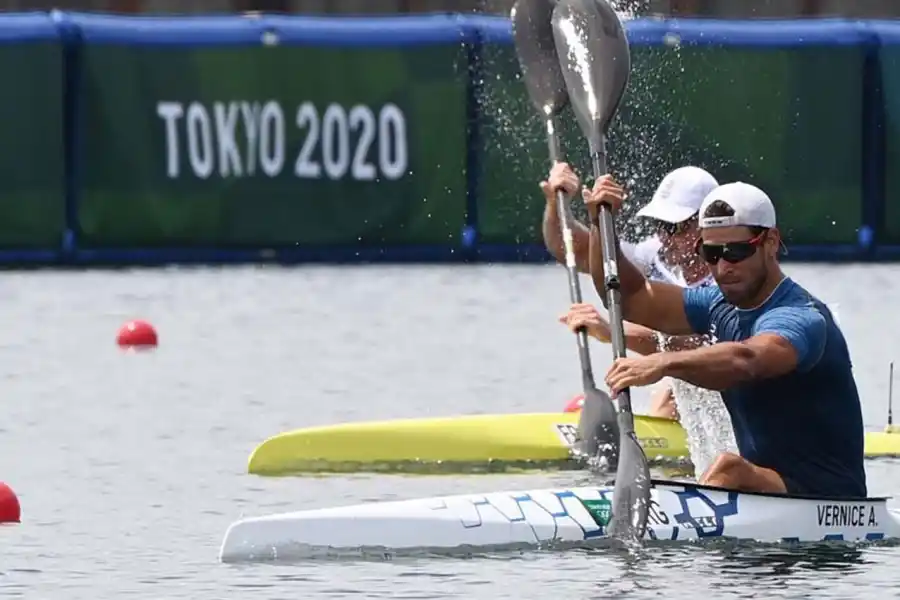 Agustín Vernice, canotaje.