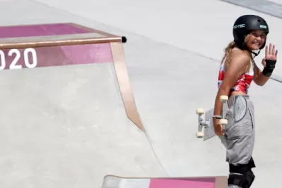 Sky Brown tiene 13 años y fue la gran atracción del día en Tokio 2020