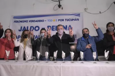 Jaldo, en campaña por Villa 9 de Julio