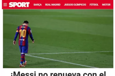 Los diarios del mundo hablan de la salida de Lionel Messi del Barcelona