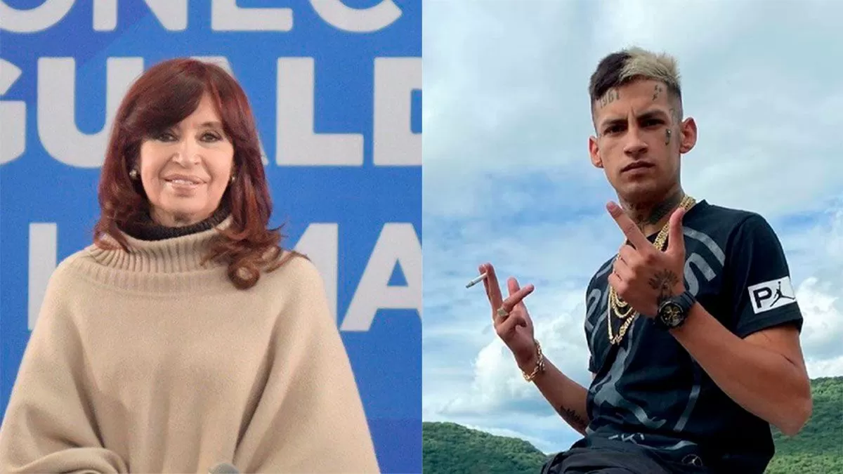 L-Gante le dedica unos versos de su nueva canción a Cristina Kirchner