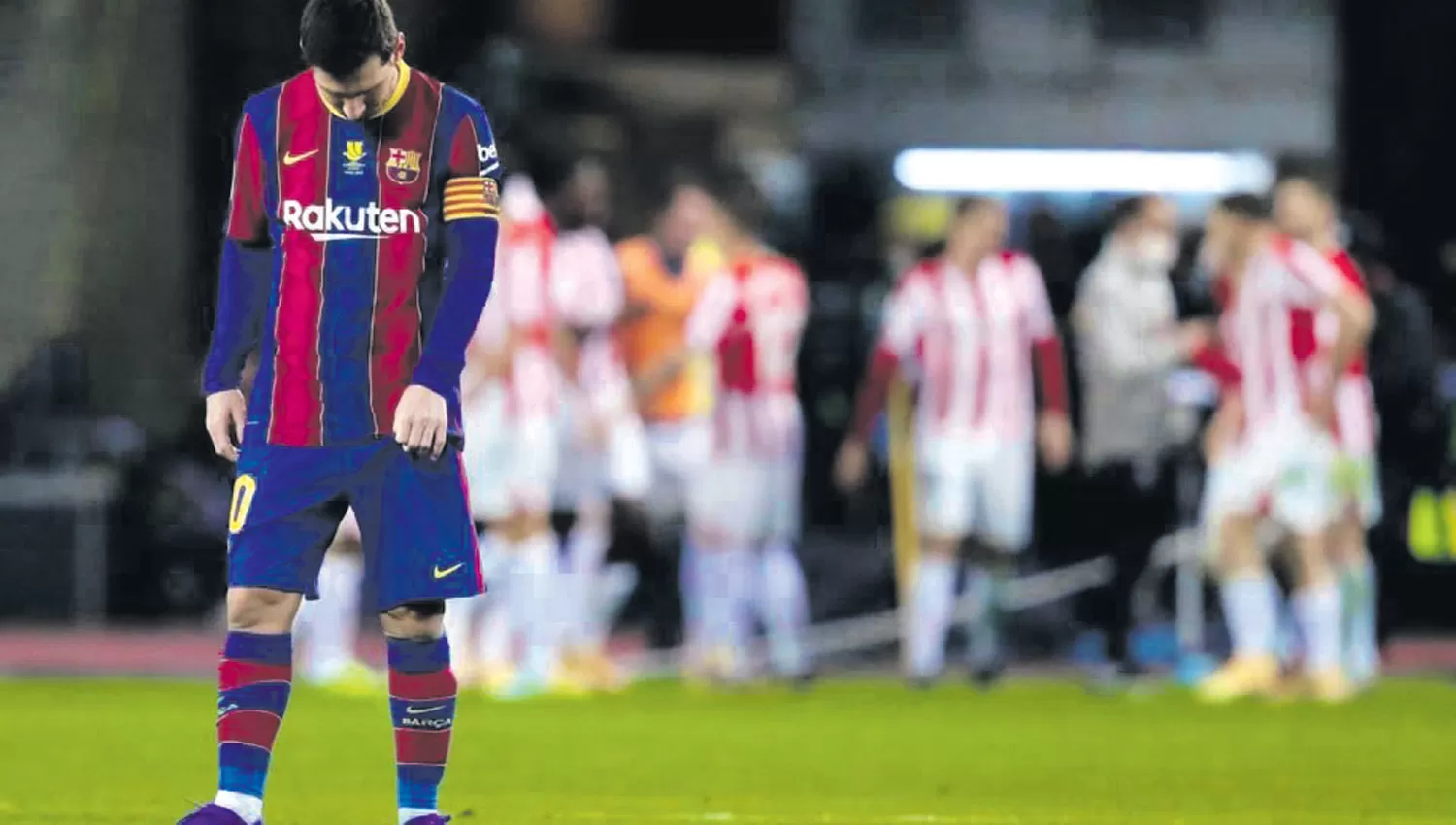 SIN VUELTA ATRÁS. Lionel Messi reconoció que hizo esfuerzos para lograr su continuidad en Barcelona.
