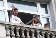 Video: así reaccionaron Messi y Antonela ante la cantidad de fanáticos en el hotel de París