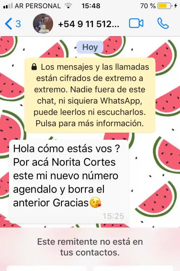 Captura de pantalla sobre los intentos de fraude.