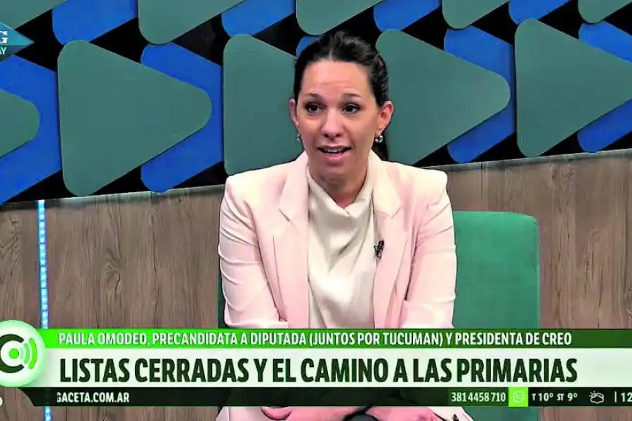PAULA OMODEO. Lista Juntos por Tucumán.