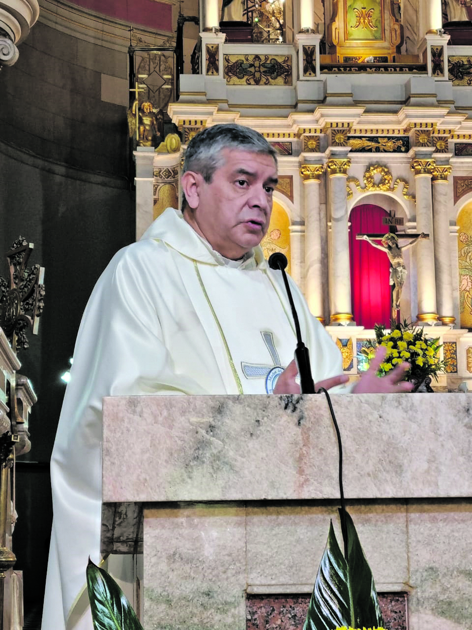 NUEVO OBISPO. El padre José Antonio Díaz, de 60 años, tucumano. 