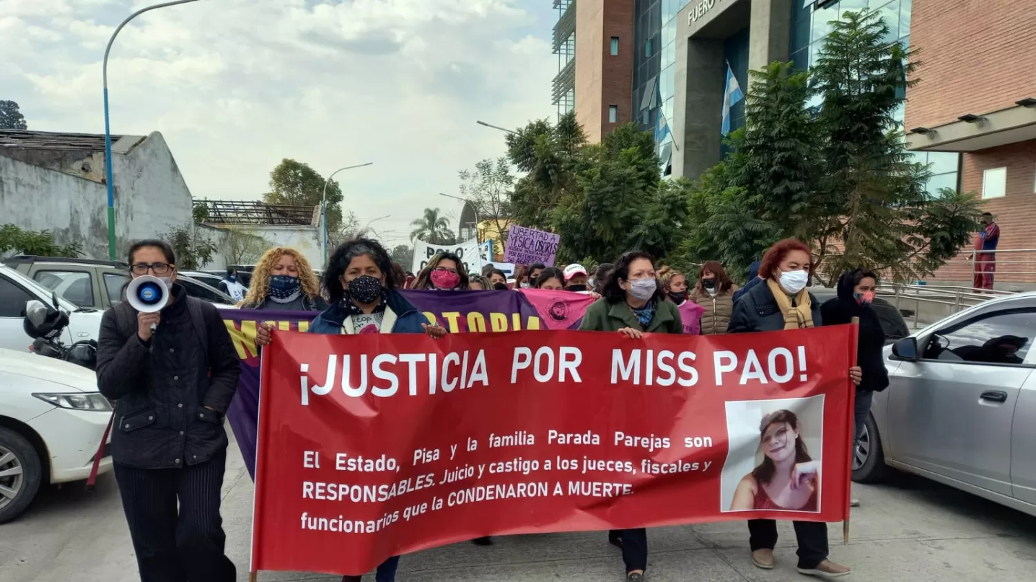Reclamo de Justicia por Paola Tacacho