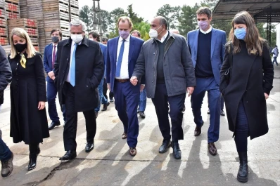 De qué habló Manzur con el Presidente en Entre Ríos