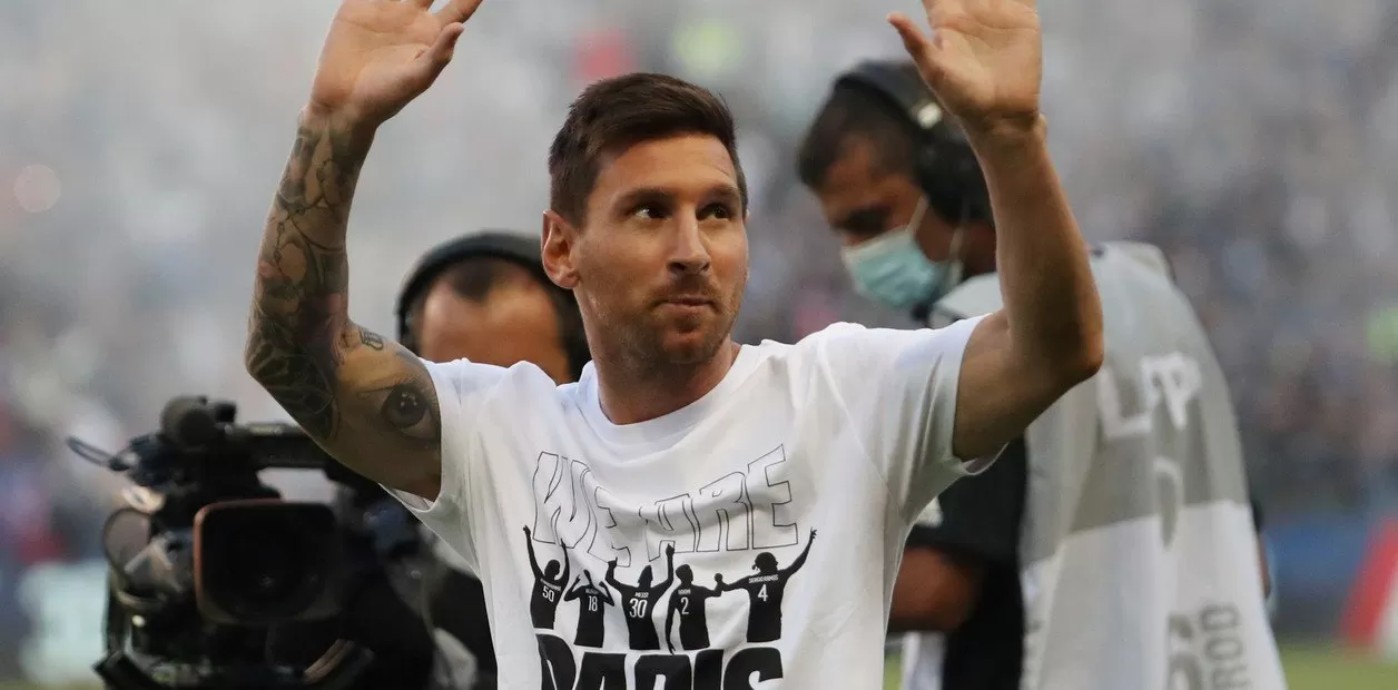 Messi en el PSG. Reuters