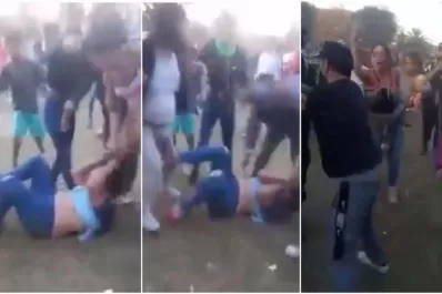 Video: en el Día de las Infancias, algunas madres terminaron a las piñas en Tucumán