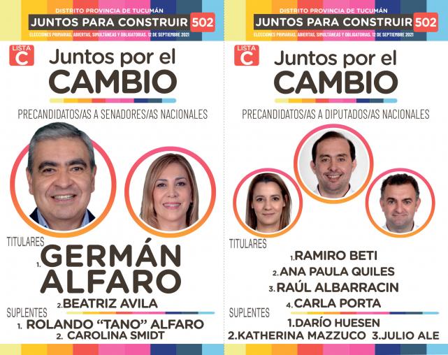 Rumbo a las PASO: las 12 boletas que estarÃ¡n en cada cuarto oscuro de TucumÃ¡n - LA GACETA TucumÃ¡n