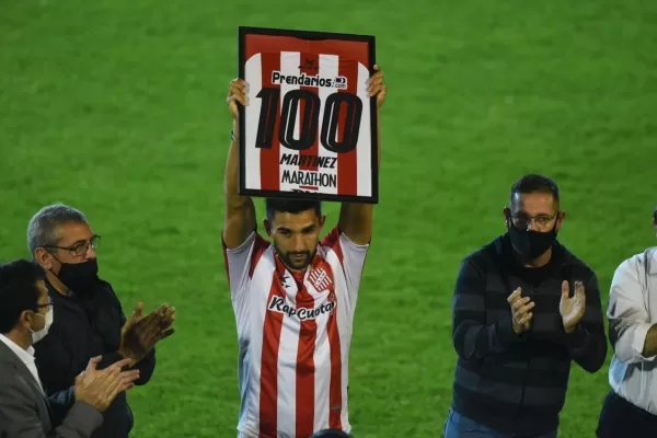Maxi Martínez cumplió 100 partidos con la camiseta de San Martín