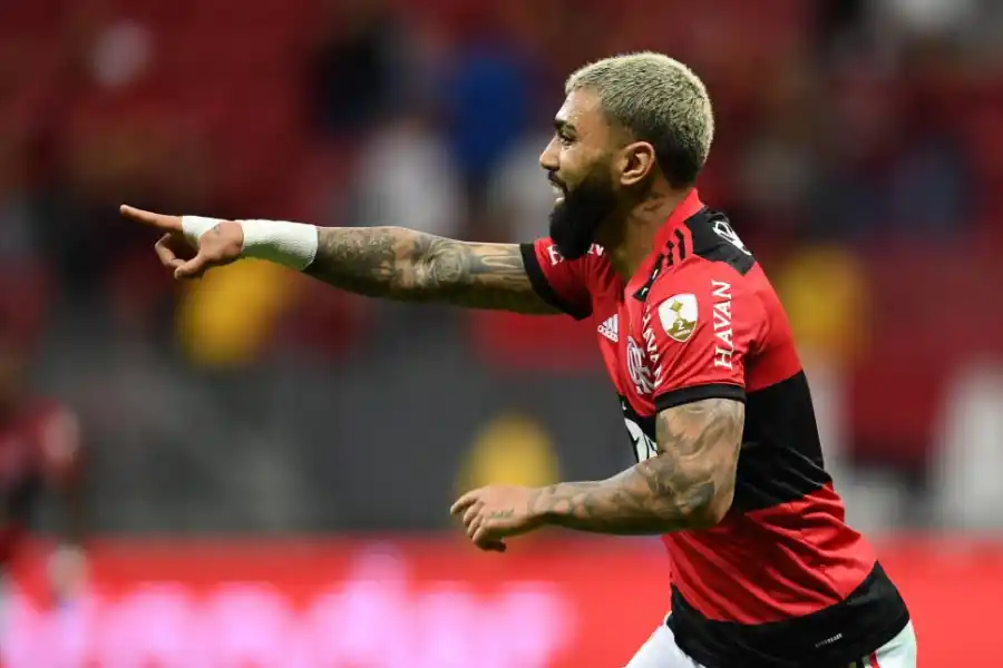 FIGURA. Gabriel Barbosa, “Gabigol”, es el goleador del torneo, con 10 tantos.