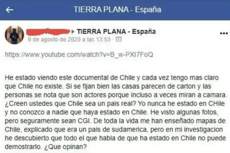 La publicación que generó la polémica.