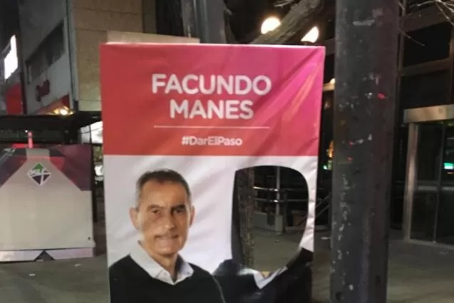 Facundo Manes denunció ante la Justicia la destrucción de 100 carteles de campaña