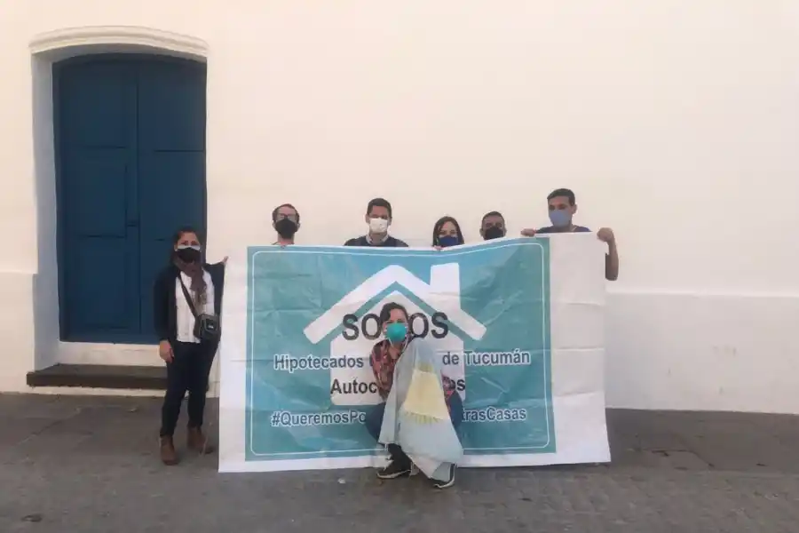 Hipotecados UVAs marcharon en Tucumán y en todo el país