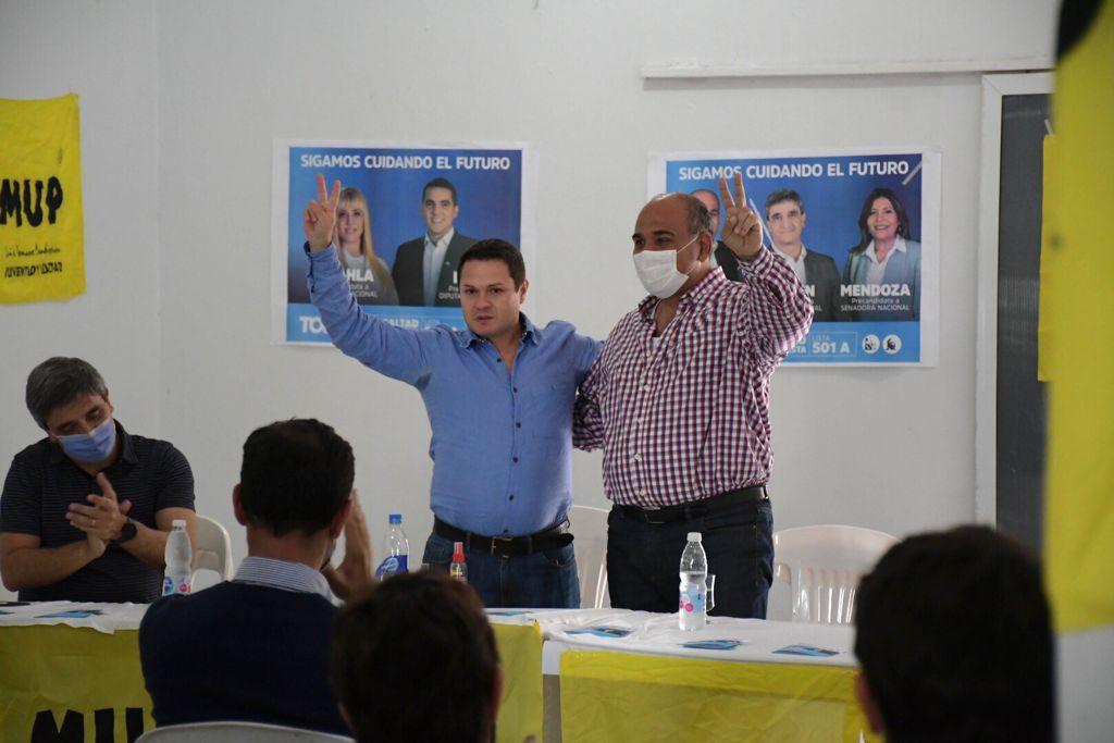 CON EL MUP. Luis Romano y Juan Manzur, en el acto en Concepción. Foto: comunicación Pública