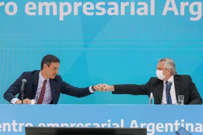 El Presidente agradeció a España la donación de vacunas contra el coronavirus