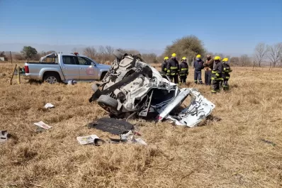 Un hombre murió hoy al volcar un auto en la ruta nacional 9