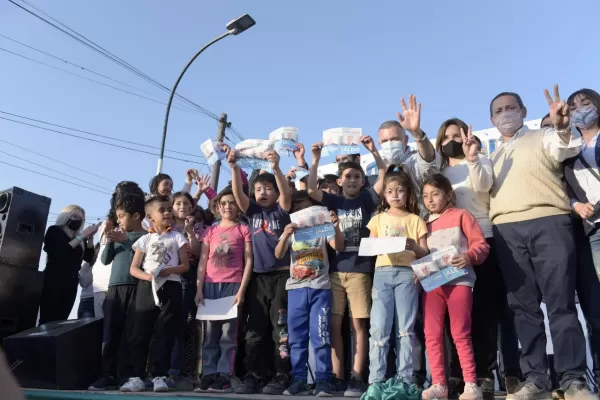 La Madrid: Osvaldo Jaldo participó en los festejos del Día de las Infancias